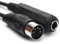 SiYear 6.35mm Female 1/4 TRS to DIN 5 Pin MIDI Cable Adapter for Speaker, Amplifier, Mixer to MIDI Keyboard, Synthesizer and Guitar Connection (30 cm)