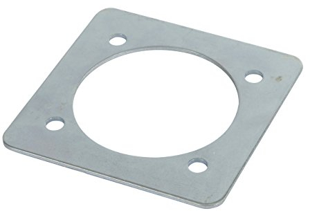 Kerbl 37607 Gegenplatte für 37601, 37604, 110 x 155 mm, verzinkt
