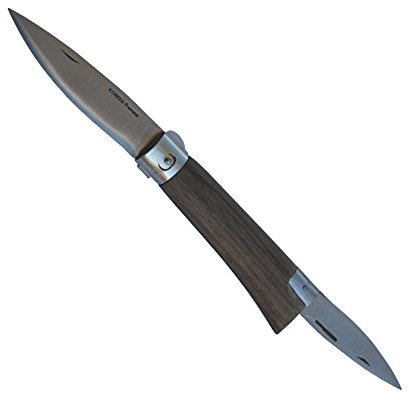 Couteau pliant de poche GIFAZ PREMANA en bois de noyer 2 lames cm. 9 et cm. 7