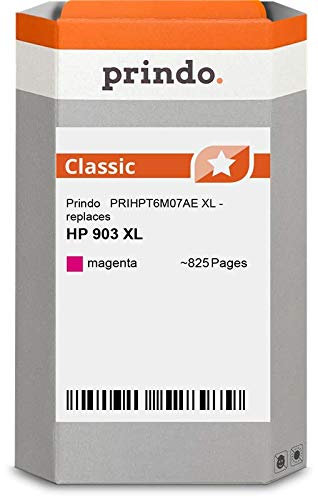 Prindo HP 903 XL (T6M07AE) Magenta Tintenpatrone - Alternative Druckerpatronen - Druckerzubehör geeignet für Verschiedene HP Drucker