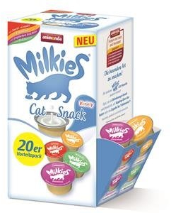 Animonda Milkie Variety | 4 x 20x15g Milch-Snack für Katzen