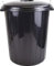 Sterling Ventures 25L Garden Waste Rubbish Dust Bin with Locking Lid (Black)
