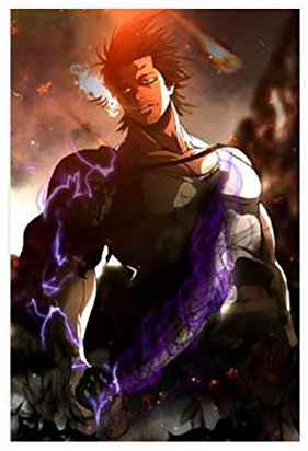 Style1 Leinwand-Poster, Anime Black Clover Yami Sukehiro, 50 x 75 cm