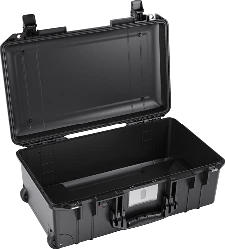 PELI 1535 Air Leichter Reisekoffer für Verlässlichen Schutz von Kamera Equipment, Wasser- und Staubdicht, 27L Volumen, Ohne Schaumstoffeinlage, Farbe: Schwarz