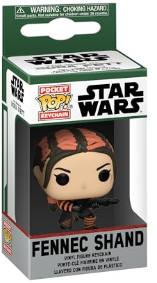 Funko POP! Keychain: Star Wars - Book of Boba Fett - Fennec Shand - Star Wars: The Book of Boba Fett - Neuartiger Schlüsselanhänger - Vinyl-Minifigur Zum Sammeln - Strumpffüller - Geschenkidee