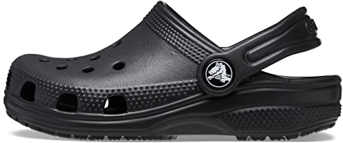 Crocs Unisex Kids Classic Clog T Clog, Black, 8 UK Child