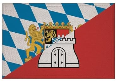 U24 Aufnäher Bayern-Hamburg Fahne Flagge Aufbügler Patch 9 x 6 cm