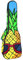 Ukulele Koffer Ananas Ukulele Tasche 21 Zoll Wasserdicht Oxford Gig Bag Mit Tasche Für Jungen Mädchen