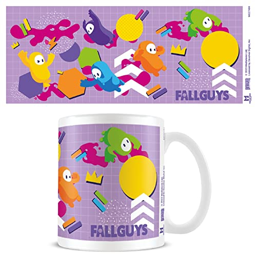 Pyramid International Fall Guys Tasse (Running Amok Design) in Geschenkbox, 325 ml Keramik-Kaffeetasse, Tassen und Kaffeetassen für Frauen und Männer, Tassen für Kinder – offizieller