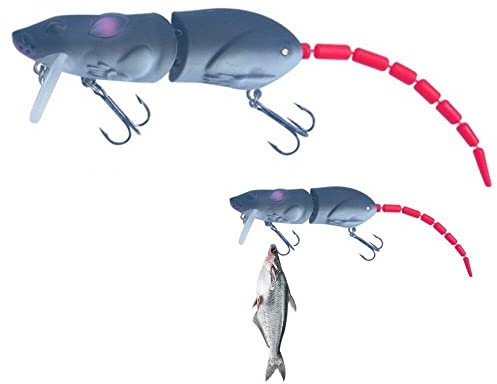 Wudaizhi 15,5 G 85 Mm Topwater Ratte Wakebait Multi-Sektion Mausköder Künstliche Köder Ratte Minnow Köder Wobbler Fischerei Bass Köder