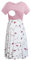 Smallshow Robe d'allaitement à Manches Courtes Robe de Maternité Décontractée pour Femmes pour Allaitement Pink-SVP033 X-Large