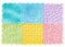 Playlearn 6Pcs Massage Sensory Puzzle Mats Kids and Adults-29cm Orthopedic Game Mat for Sensory Play-Jigsaw Interlocking Floor Mats for Kids Playroom