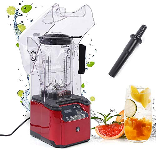 Mixeur Vertical Intelligent 2200 W 2,2 L - Haute Performance - Smoothie et Crème Glacée - Insonorisé - Fonction Ice Crush - Pour la Famille