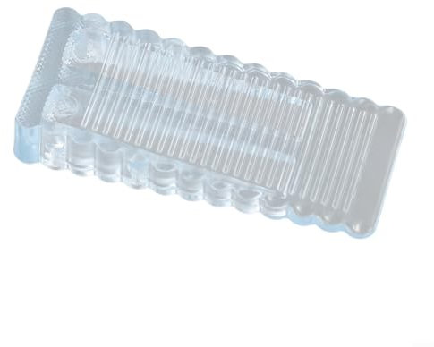 Yhenlovtt Silikon-Türstopper, transparente Gummi-Türstopper, rutschfeste Unterseite für effektiven Halt, Sicherheit zu Hause (M)