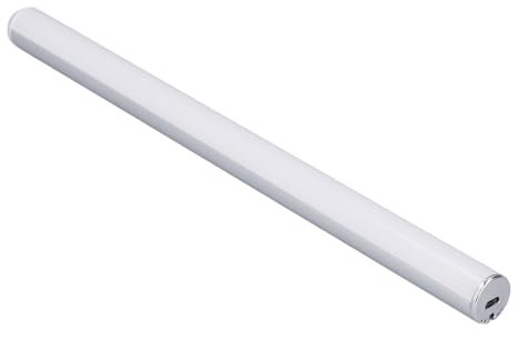 Luces de tocador inalámbricas para espejo, luces de espejo LED regulables continuas con control táctil recargable por USB, barra de luz de maquillaje portátil con ventosa