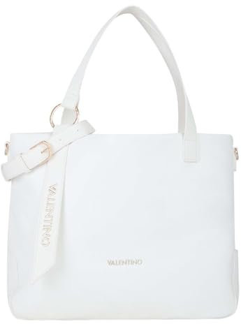 Valentino Peonies Re Shopping Bag Bianco