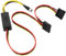 PENCHEAK DC5.5x2.5 To Power Cable 12V To 5V DC5525 To Splitters Connectors Cable For Computer Hard Drive Power Data Transfer Cable