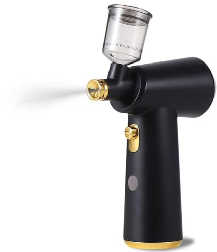 Wireless Rechargeable Airbrush Kit - Multi-purpose Cordless Air Brush for Scalp Care, Makeup, Nail Art, Cake Decor, and Graffiti Painting