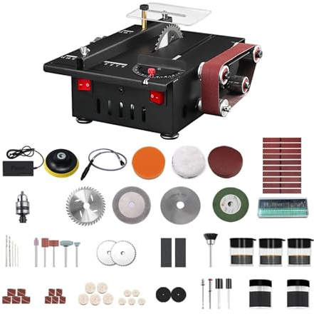 Mini Banco Da 200 W E Levigatrice A Nastro Circolare Da Tavolo A Velocità Variabile Profondità Di Taglio Da 30 Mm Fai Da Te For Legno Plastica Pietra Coltello In Metallo Facile Da Usare