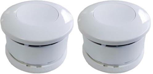 Lifebox Détecteur de Fumée Serenity 5 à Pile Alcaline 5 Ans Certifié NF Fabriqué en France avec Design Discrète (Lot de 2)