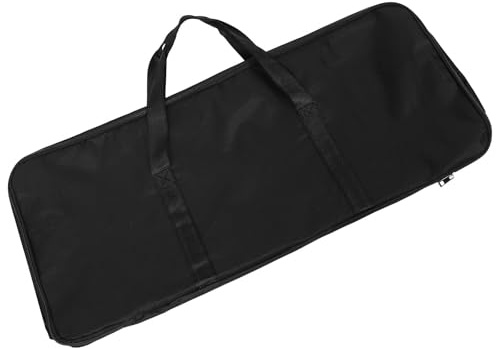 BESTOMZ Boîte de Rangement pour Ustensiles Barbecue Noir Haute Capacité pour Camping et Pique-Niques Extérieur