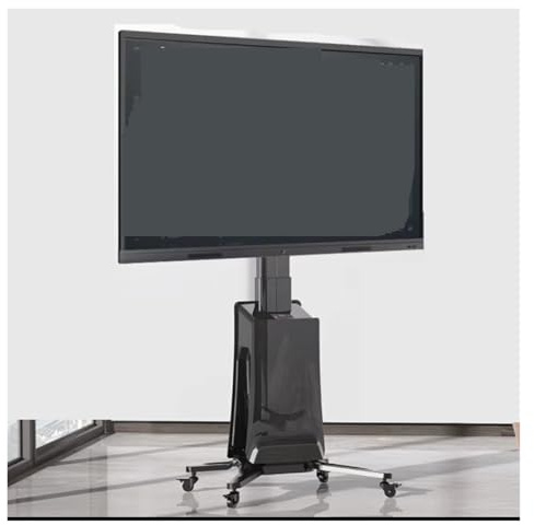 SHMKBDPF Soporte de TV de pie G85 de 55-85 pulgadas, soporte eléctrico de elevación con control remoto, estante móvil, soporte for máquina táctil