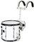 Fame Marching Snare 14x12mit Tragegestell, Fußball Trommel, Marschtrommel, 7 kg, weiß, Musikverein, Umzüge, Remo Fell
