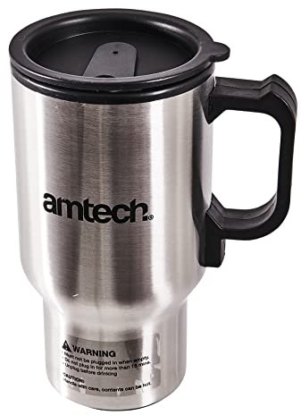 Am-Tech 450ml Plug-In Mug with 12V Adaptor