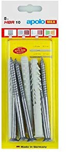 Apolo HBR – Lange Dübel + Schraube hbr10–100toss Blister (5U)