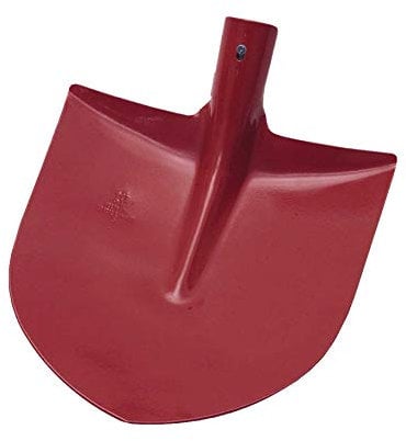 Idealspaten 5303122000 Aufbugschaufel Baumeister in rot 29x27 cm, rot, 40 x 25 x 15 cm