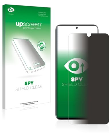 upscreen Blickschutzfolie für Samsung Galaxy S20 | Anti-Spy Displayschutz Made in Germany Privacy Screen Protector Sichtschutz Blaulichtfilter Klare Folie