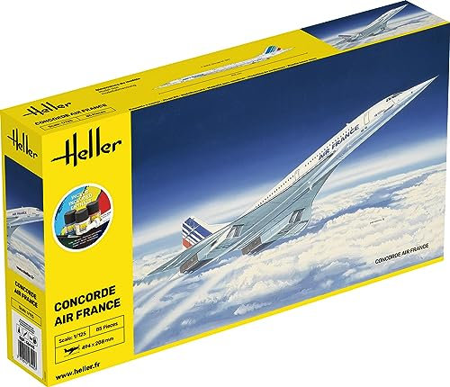 Heller Modellflugzeug: Starter Set: Concorde Air France