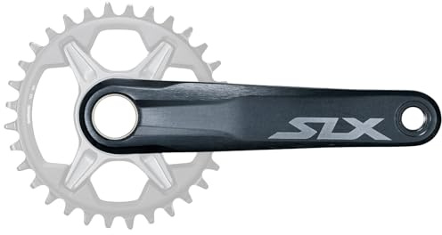 Shimano SLX FC-M7100-1 12-Fach ohne Kettenblatt Kurbelgarnitur, Black, 165 mm