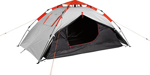 McKINLEY Easy Up I Zelt Grey Light/Red One Size