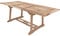 SAM Gartentisch Kuba, Teakholz massiv, Ausziehtisch 180-240 x 100 cm, mit Einlegeplatte, Holztisch für Garten, Wintergarten oder Terrasse, pflegeleichtes Unikat aus Massivholz