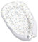 PIMKO Babynest Baumwollwaffel Babynestchen für Baby 2seitigKuschelnest 2seitig Babykokon für Säuglinge und Neugeborene 100% Baumwolle Babykissen für Zuhause 55 x 90 cm