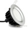 Szzilian LED Einbaustrahler, 9W 810lm Einbauleuchten, IP65, AC220V-240V, 6000K Kaltweiß, für Badezimmer, Schlafzimmer, Küche, innen und außen, Silber-Grau, 1 Stück
