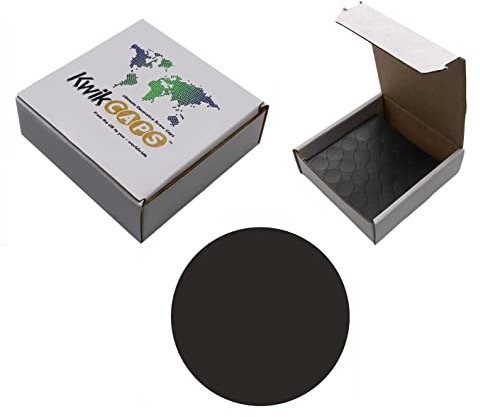 KwikCaps Screw Hole Covers and Head Covers, Self-Adhesive 14mm Trade Box of 625 PVC Screw Stickers, Graphite Grey