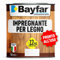 Impregnante per legno da esterno e interno 750ML (Mogano)