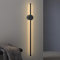 ZMH LED Wandleuchte Innen Wandlampe - 60CM Schwarz Modern Flurlampe Design Treppenhauslampe 3000K Warmweiß Küchenlampe Indirekt Wandbeleuchtung für Wohnzimmer Schlafzimmer Flur Treppenhaus Bett Küche