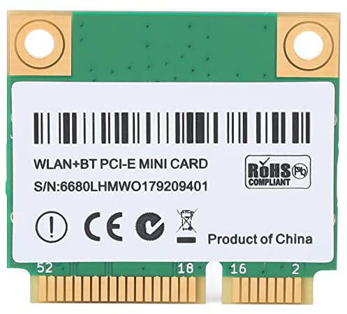 KIMISS Scheda di Rete 2.4G/5G Banda 6, Tecnologia MU Mimo, Adattatore PCIe per Laptop e Notebook