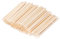 INLAQ® Bâtonnets Cuticules en Bois d'oranger - l'outil Professionnel pour la Manucure et la Pédicure - Repousser Précisément les Cuticules et Appliquer Parfaitement les Décorations - 100 pièces