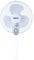 GEEPAS 16-Inch Wall Mounted Fan, 45W Electric Cooling Fan for Home or Office Use | 3 Speed Settings with Oscillating/Rotating Feature, 3 Leaf AS Blades, 2 Year Warranty, White