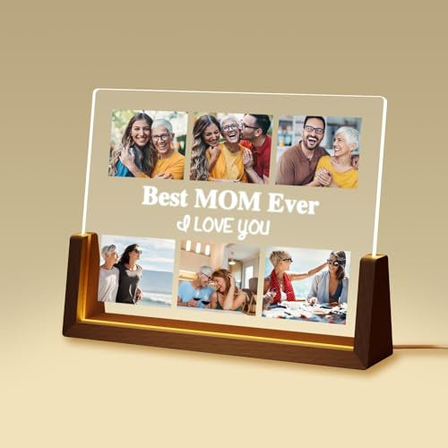 Mama Geschenk Personalisierte Bilderrahmen - Geschenke für Mama zum Muttertag, Geburtstag, Weihnachten von Tochter & Sohn - Besten Geschenke für Mütte -Muttertagsgeschenk