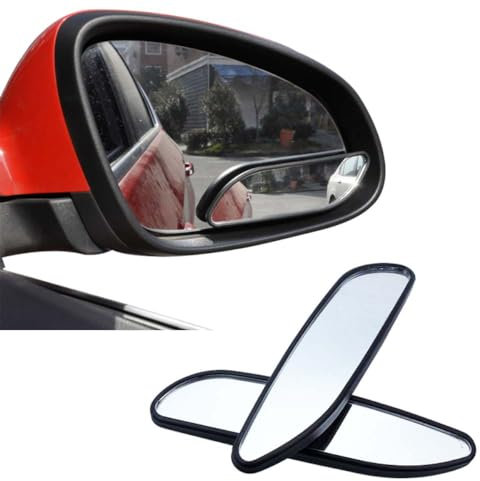 2 Stück Toter-Winkel-Spiegel, für Smart Forfour 450 452 454 Smart Fortwo 451 453 360° verstellbarer hochauflösender Konvexspiegel, Weitwinkel-Sicherheitszusatzspiegel