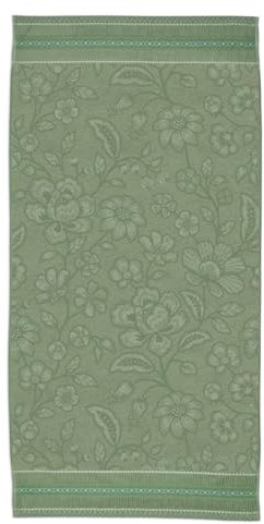 Pip Studio Jasmin Jaquard Duschtuch Green 70x140cm (1 Stück) BH