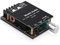Amplificador HiFi con placa de amplificación de audio Bluetooth 5.0, ZK-1002 2.0 canales 100W x 2 mini amplificador de potencia estéreo para altavoces domésticos, entradas BT y AUX, DC 5-27V.