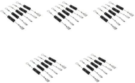 5Pcs Microwave Oven Accessories Unidirectional Diode Rectifier New Microwave Ovens Countertop 1200 Black