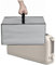 Heavy Duty Fabric Cover Dustproof Lid For bella 2 Slice Slim Toaster (Silver Grey)