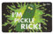 Rick and Morty Brettchen - I´m Pickle Rick! Frühstücksbrettchen Schneidebrettchen aus Resopal Schwarz
